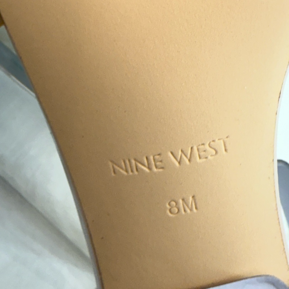 NEW NINE WEST PRUCE ANKLE STRAP BLOCK HEEL SANDALS - Picture 13 of 17